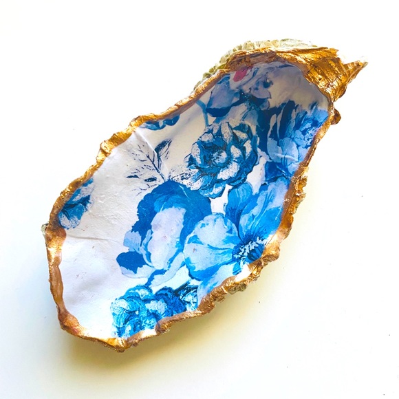 BLUE VINTAGE JEWELRY RING HOLDER - Picture 2 of 5